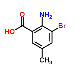 2-Amino-3-bromo-5-methylbenzoic acid_13091-43-5