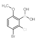 3-Bromo-2-chloro-6-methoxyphenylboronic acid_1309981-00-7