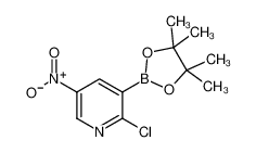 2-Chloro-5-nitro-3-(4,4,5,5-tetramethyl-1,3,2-dioxaborolan-2-yl)pyridine_1310404-51-3