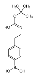 [4-[2-[(2-methylpropan-2-yl)oxycarbonylamino]ethyl]phenyl]boronic acid_1310481-47-0