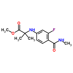 N-[3-Fluoro-4-[(methylamino)carbonyl]phenyl]-2-methylalanine methyl ester_1332524-01-2