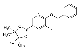 3-fluoro-2-phenylmethoxy-5-(4,4,5,5-tetramethyl-1,3,2-dioxaborolan-2-yl)pyridine_1333222-45-9