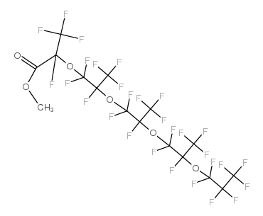 Perfluoro-2,5,8,11-tetramethyl-3,6,9,12-tetra-oxapentadecanoic acid, methyl ester_133609-46-8