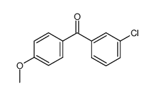 (3-chlorophenyl)-(4-methoxyphenyl)methanone_13389-51-0