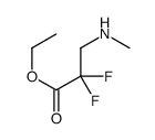 Ethyl 2,2-Difluoro-3-(methylamino)propanoate_1346597-51-0