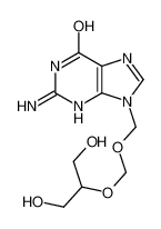 2-amino-9-(1,3-dihydroxypropan-2-yloxymethoxymethyl)-3H-purin-6-one_1346598-14-8