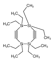 1,1,2,2,5,5,6,6-octaethyl-1,2,5,6-tetrasilacycloocta-3,7-diyne_135020-33-6