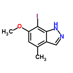7-Iodo-6-methoxy-4-methyl-1H-indazole_1352397-67-1