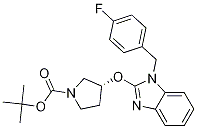 (R)-3-[1-(4-Fluoro-benzyl)-1H-benzoiMidazol-2-yloxy]-pyrrolidine-1-carboxylic acid tert-butyl ester_1354006-88-4