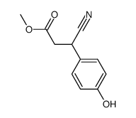 methyl 3-cyano-3-(4-hydroxyphenyl)propanoate_1356600-20-8