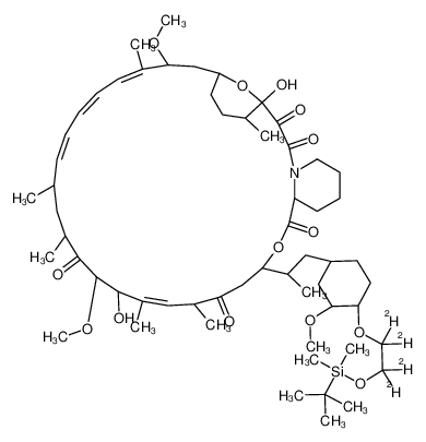 42-O-tert-Butyldimethylsilyloxyethyl-d4 Rapamycin_1356839-88-7