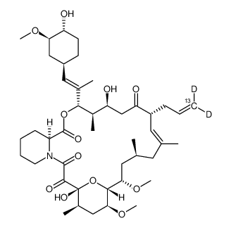 cas: 1356841-89-8 中文别名: 他克莫司-13c-d2 英文名称: tacrolimus