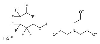 2-[bis(2-oxidoethyl)amino]ethanolate,1,1,2,2,3,3,4,4-octafluoro-6-iodohexane,silicon(4+)_135798-14-0