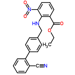 Ethyl-2-[[(2'-cyanobiphenyl-4-yl)methyl]amino]-3-nitrobenzoate_136285-67-1