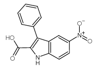 5-nitro-3-phenyl-1h-indole-2-carboxylic acid_14182-37-7