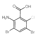 2-Amino-3,5-dibromo-6-chlorobenzoic acid_143769-25-9