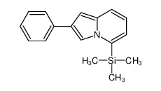 trimethyl-(2-phenylindolizin-5-yl)silane_143850-21-9