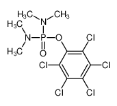 N-[dimethylamino-(2,3,4,5,6-pentachlorophenoxy)phosphoryl]-N-methylmethanamine_1440-97-7