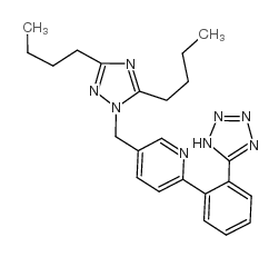 5-[(3,5-dibutyl-1,2,4-triazol-1-yl)methyl]-2-[2-(2H-tetrazol-5-yl)phenyl]pyridine_145216-43-9