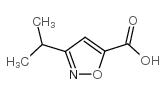 3-propan-2-yl-1,2-oxazole-5-carboxylic acid_14633-22-8