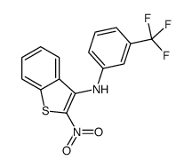 2-nitro-N-[3-(trifluoromethyl)phenyl]-1-benzothiophen-3-amine_149338-13-6