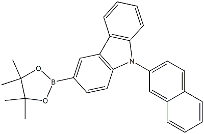 3-(4,4,5,5-Tetramethyl-1,3,2-dioxaborolan-2-yl)-9-(2-naphthalenyl)carbazole_1493715-28-8