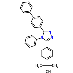 3-(Biphenyl-4-yl)-5-(4-tert-butylphenyl)-4-phenyl-4H-1,2,4-triazole_150405-69-9