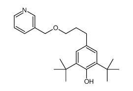 2,6-ditert-butyl-4-[3-(pyridin-3-ylmethoxy)propyl]phenol_150443-71-3