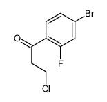 1-(4-bromo-2-fluorophenyl)-3-chloropropan-1-one_1515-84-0