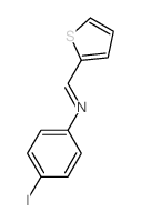 Benzenamine, 4-iodo-N-(2-thienylmethylene)_15310-76-6