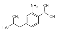 [2-amino-4-(2-methylpropyl)phenyl]boronic acid_153624-54-5