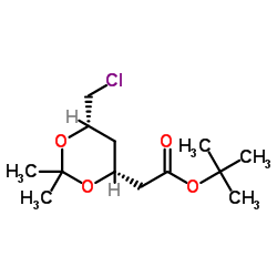tert-butyl 2-[(4R,6S)-6-(chloromethyl)-2,2-dimethyl-1,3-dioxan-4-yl]acetate_154026-94-5