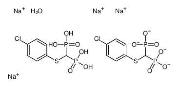 tetrasodium,[(4-chlorophenyl)sulfanyl-[hydroxy(oxido)phosphoryl]methyl]-hydroxyphosphinate,hydrate_155453-10-4