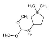 dimethoxymethyl-(1,1-dimethylsilolan-3-yl)silane_155754-03-3