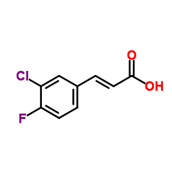 3-Chloro-4-fluorocinnamic acid_155814-22-5