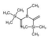 1-[ethyl(1-trimethylsilylethenyl)boranyl]ethenyl-trimethylsilane_157489-81-1