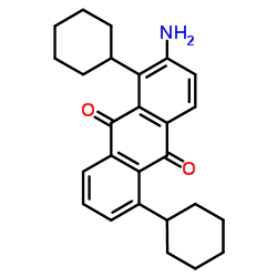 2-Amino-1,5-dicyclohexyl-9,10-anthraquinone_15958-68-6