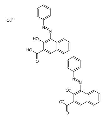 copper,hydron,3-oxido-4-phenyldiazenylnaphthalene-2-carboxylate_16521-34-9
