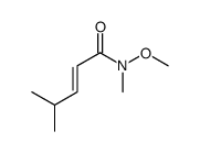 N-methoxy-N,4-dimethylpent-2-enamide_170969-86-5