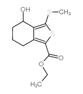 ethyl 4-hydroxy-3-methylsulfanyl-4,5,6,7-tetrahydro-2-benzothiophene-1-carboxylate_172516-36-8
