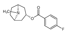 Benzoic acid, 4-​fluoro-​, 8-​methyl-​8-​azabicyclo[3.2.1]​oct-​3-​yl ester, exo- (9CI)_172883-97-5