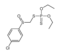 (4-chlorophenyl)sulfinylmethylsulfanyl-diethoxy-sulfanylidene-λ5-phosphane_17297-40-4