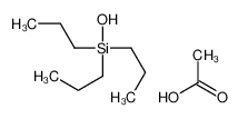acetic acid,hydroxy(tripropyl)silane_17315-26-3