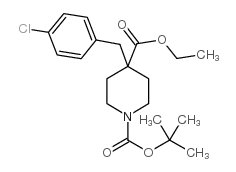1-O-tert-butyl 4-O-ethyl 4-[(4-chlorophenyl)methyl]piperidine-1,4-dicarboxylate_174605-91-5