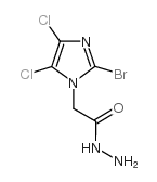 2-(2-bromo-4,5-dichloroimidazol-1-yl)acetohydrazide_175202-83-2