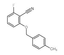 2-fluoro-6-(4-methylbenzyloxy)benzonitrile_175204-09-8
