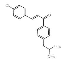 3-(4-chlorophenyl)-1-[4-(2-methylpropyl)phenyl]prop-2-en-1-one_175205-27-3