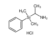 1-(dimethyl(phenyl)silyl)ethan-1-amine hydrochloride_17890-33-4