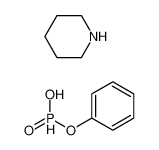 hydroxy-oxo-phenoxyphosphanium,piperidine_18032-69-4