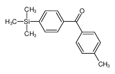 (4-methylphenyl)-(4-trimethylsilylphenyl)methanone_18105-93-6